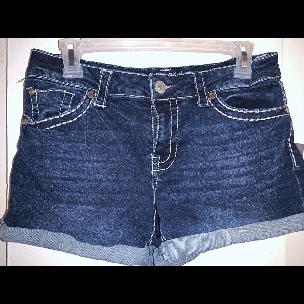 Jean shorts. 10